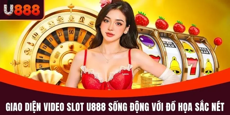 Giao diện Video Slot U888 sống động với đồ họa 3D sắc nét
